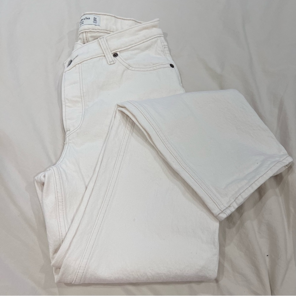 Criss-cross Off White Abercrombie Jeans